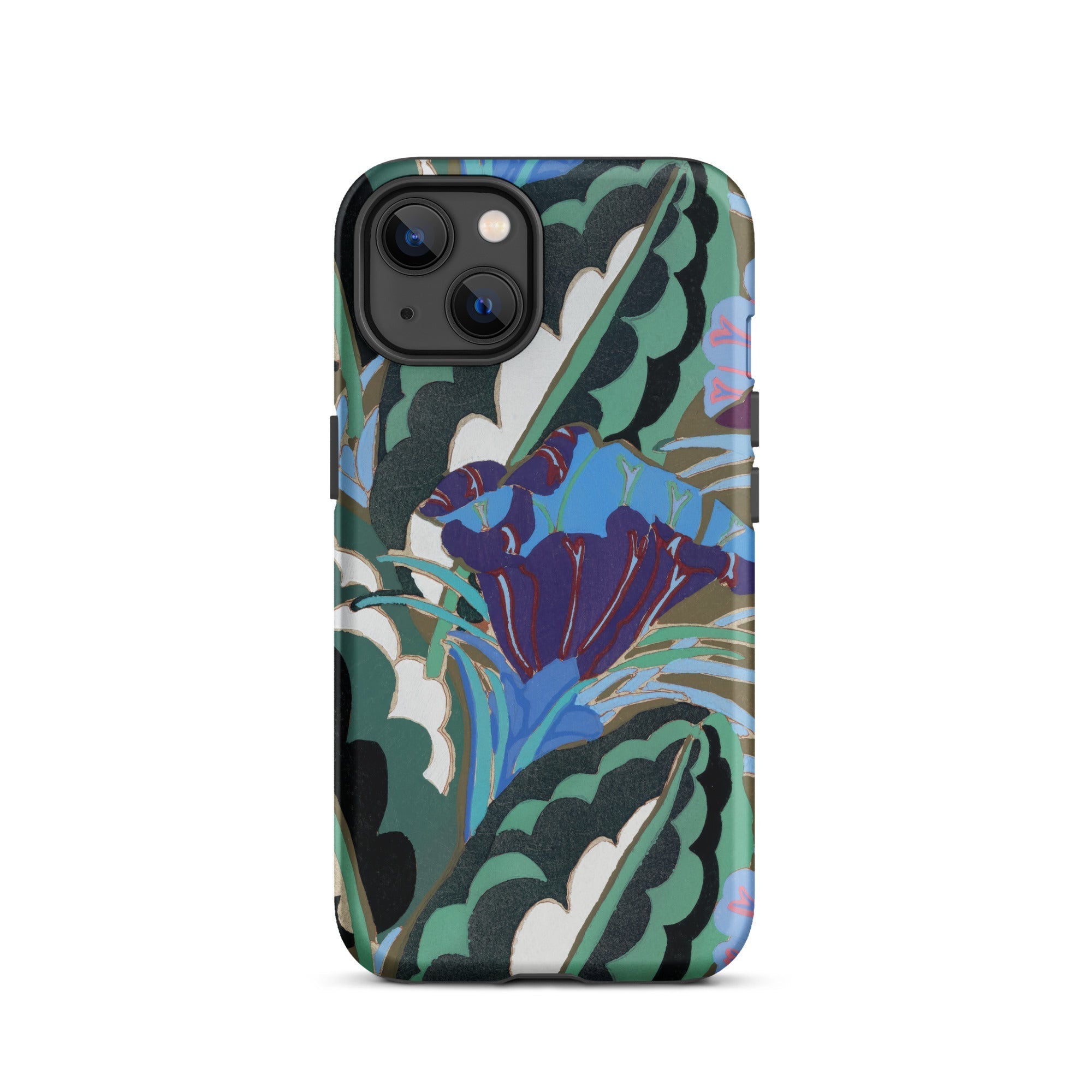 Purple Floral Motif Edouard Benedictus Iphone Case, 13 / Matte, Floral Patterned Phone Case