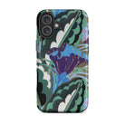 Purple Floral Motif Edouard Benedictus Iphone Case, 16 Plus / Matte, Floral Patterned Phone Case