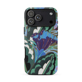 Iphone 17 Pro Max / Matte Purple Floral Motif - Edouard Benedictus Case, Art Deco