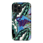 Purple Floral Motif - Edouard Benedictus Tough Phone Case Iphone 12 Pro Max / Gloss