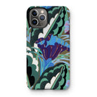 Purple Floral Motif - Edouard Benedictus Tough Phone Case Iphone 11 Pro / Gloss