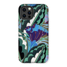 Purple Floral Motif - Edouard Benedictus Tough Phone Case Iphone 12 Pro / Gloss