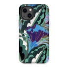 Purple Floral Motif - Edouard Benedictus Tough Phone Case Iphone 13 / Gloss