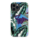 Purple Floral Motif - Edouard Benedictus Tough Phone Case Iphone 14 Pro / Gloss