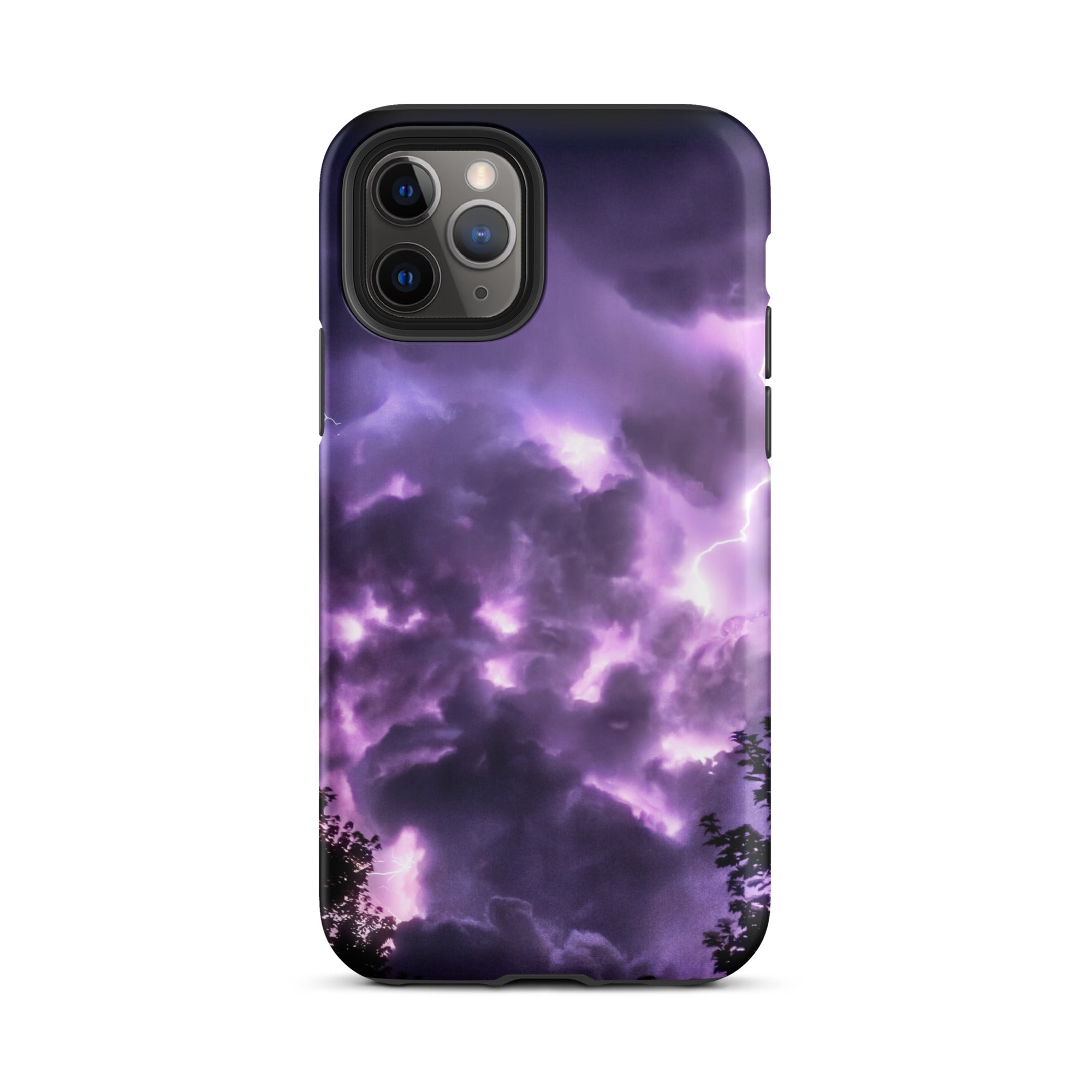 Purple Haze Lightning Storm Iphone Case, 11 Pro / Matte, Stormy Sky Phone Case