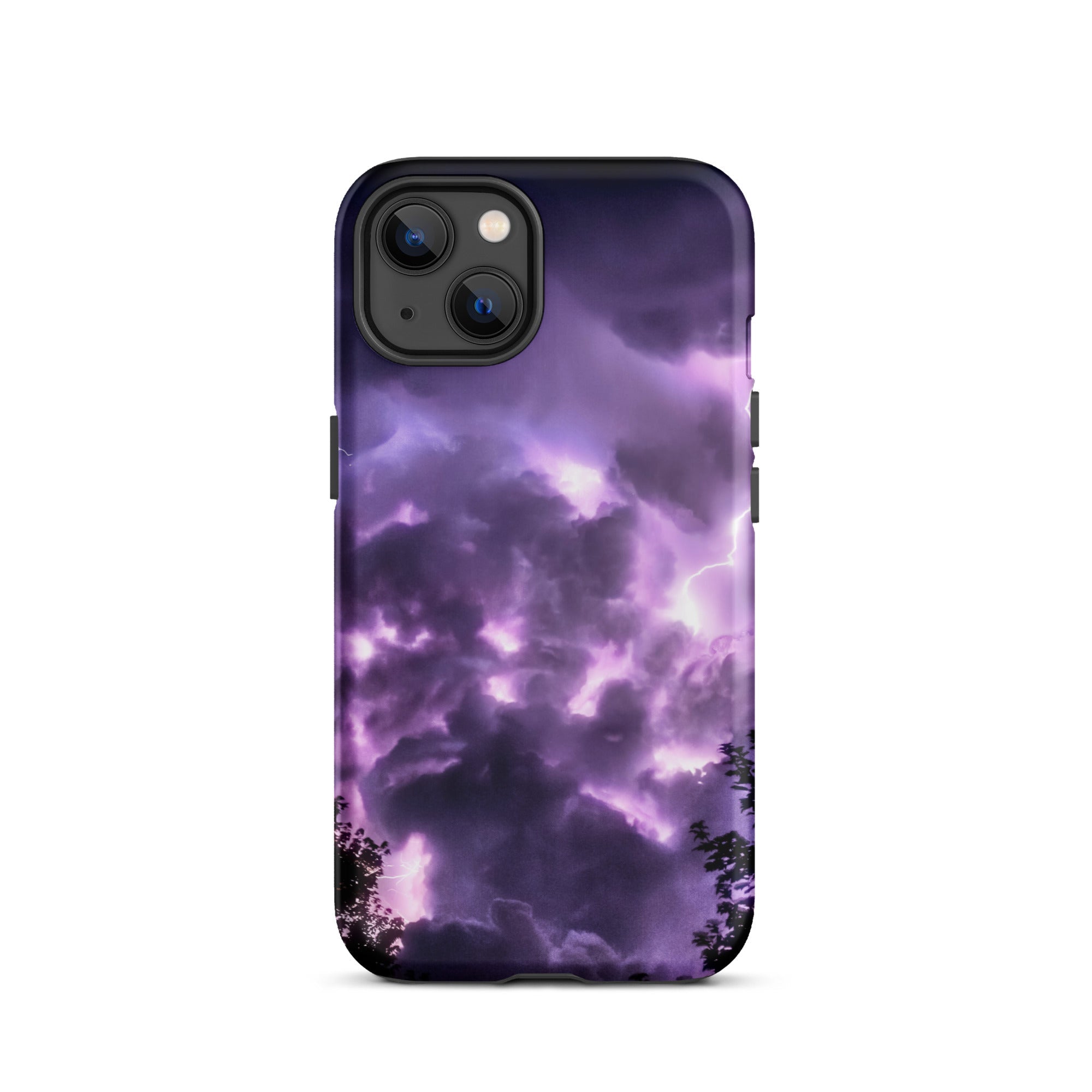 Purple Haze Lightning Storm Iphone Case, 13 / Matte, Stormy Sky Phone Case