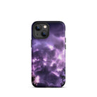 Purple Haze Lightning Storm Iphone Case, 13 Mini / Matte, Purple Storm Cloud Phone Case