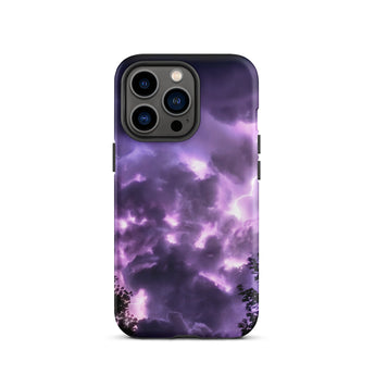 Purple Haze - Lightning Storm Iphone Case, 13 Pro / Matte, Stormy Sky Phone Case