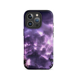Purple Haze - Lightning Storm Iphone Case, 16 Pro / Matte, Purple Storm Cloud Phone Case