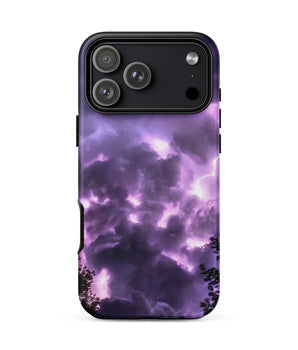 Purple Haze - Lightning Storm Phone Case, Iphone 17 Pro Max / Matte, Mobile Cases, Toby Leon
