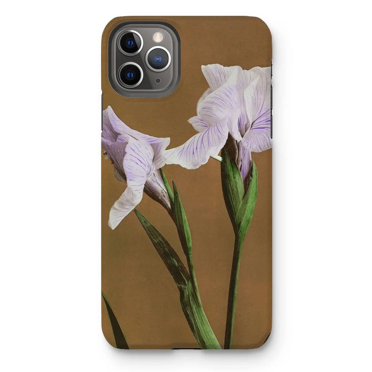 Purple Iris By Kazumasa Ogawa Art Phone Case - Iphone 11 Pro Max / Matte - Mobile Phone Cases - Aesthetic Art
