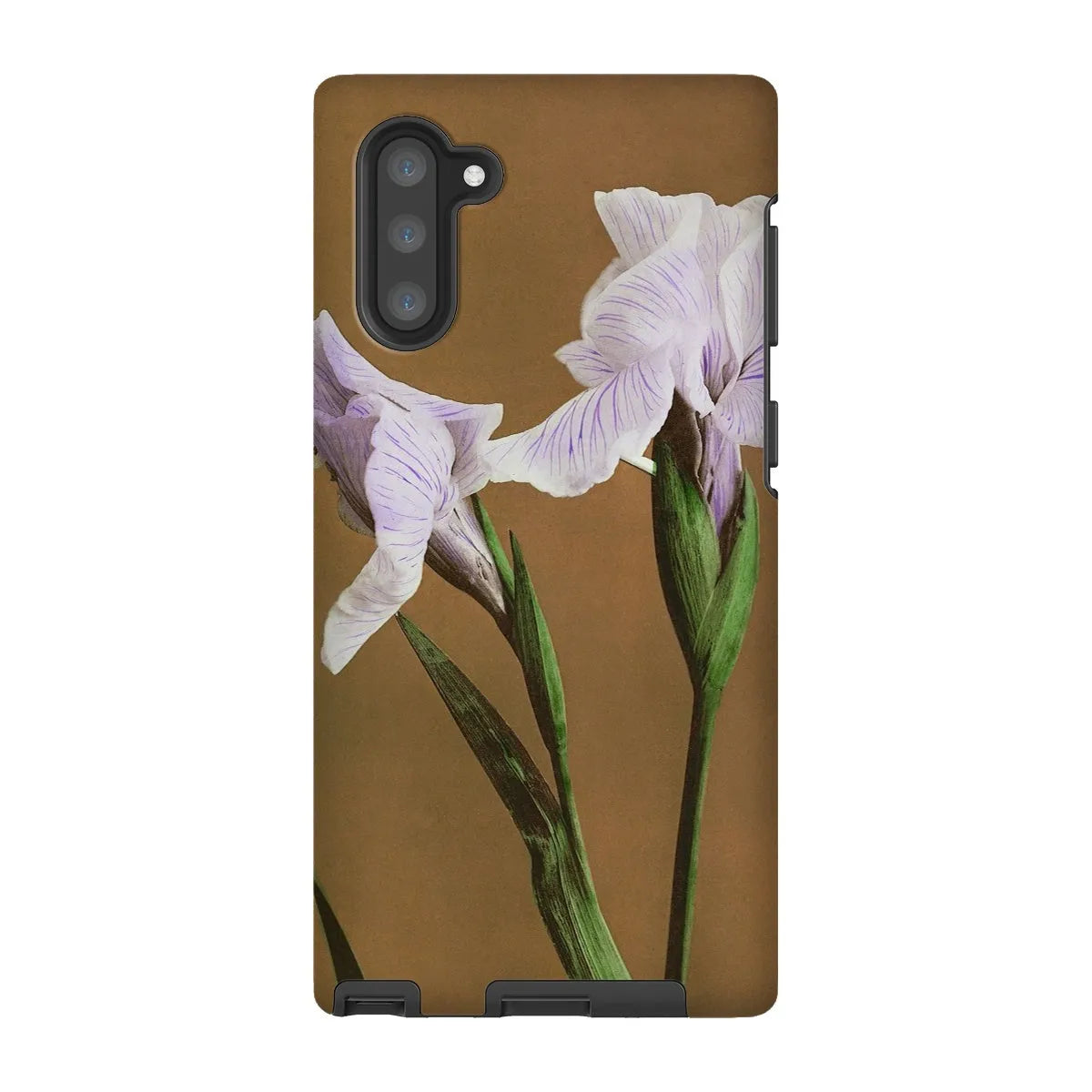 Purple Iris By Kazumasa Ogawa Art Phone Case - Samsung Galaxy Note 10 / Matte - Mobile Phone Cases - Aesthetic Art