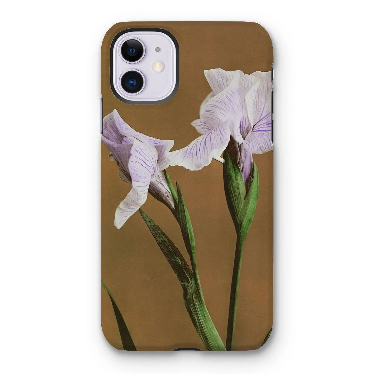 Purple Iris By Kazumasa Ogawa Art Phone Case - Iphone 11 / Matte - Mobile Phone Cases - Aesthetic Art