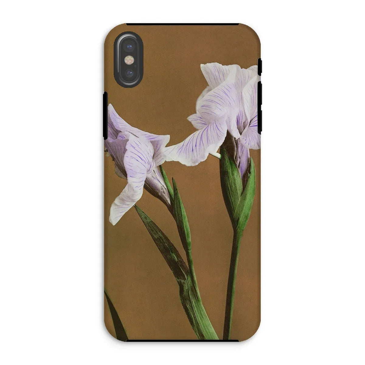 Purple Iris By Kazumasa Ogawa Art Phone Case - Iphone Xs / Matte - Mobile Phone Cases - Aesthetic Art