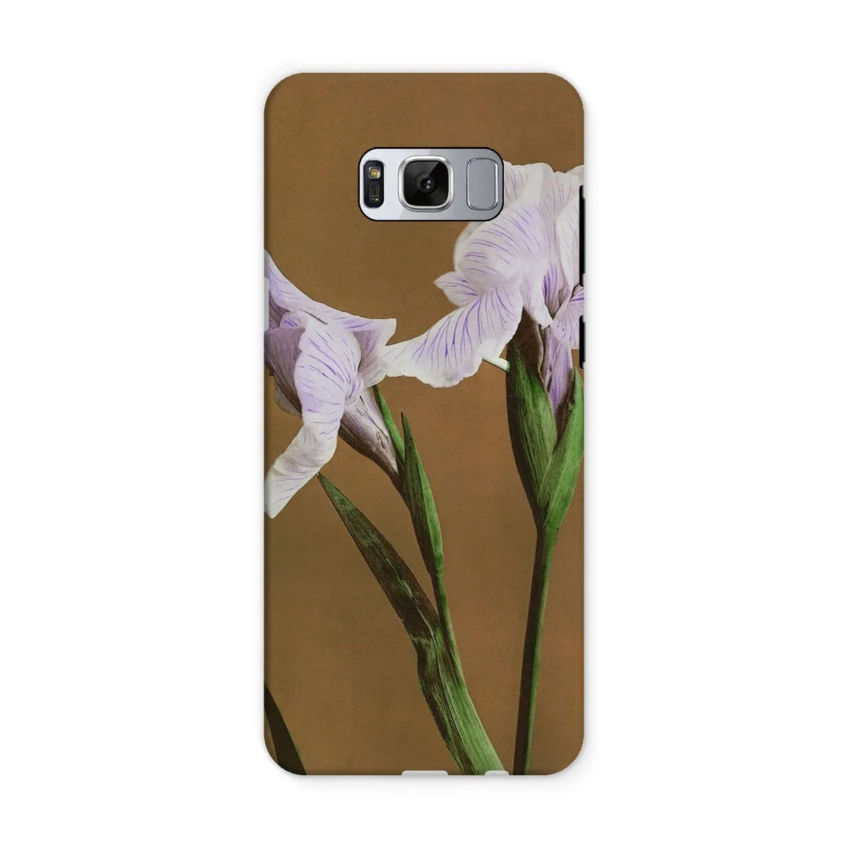 Purple Iris By Kazumasa Ogawa Art Phone Case - Samsung Galaxy S8 / Matte - Mobile Phone Cases - Aesthetic Art