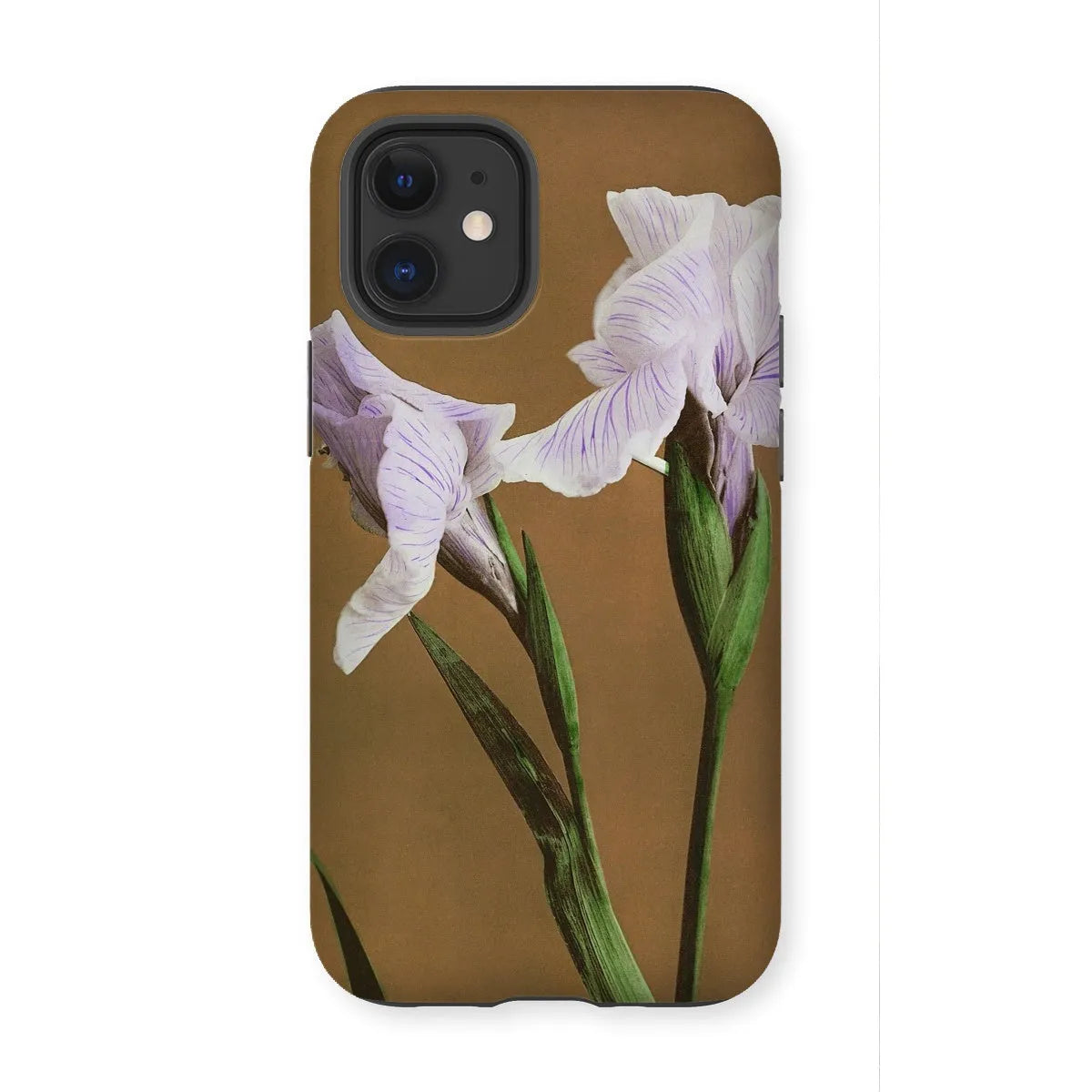 Purple Iris By Kazumasa Ogawa Art Phone Case - Iphone 12 Mini / Matte - Mobile Phone Cases - Aesthetic Art