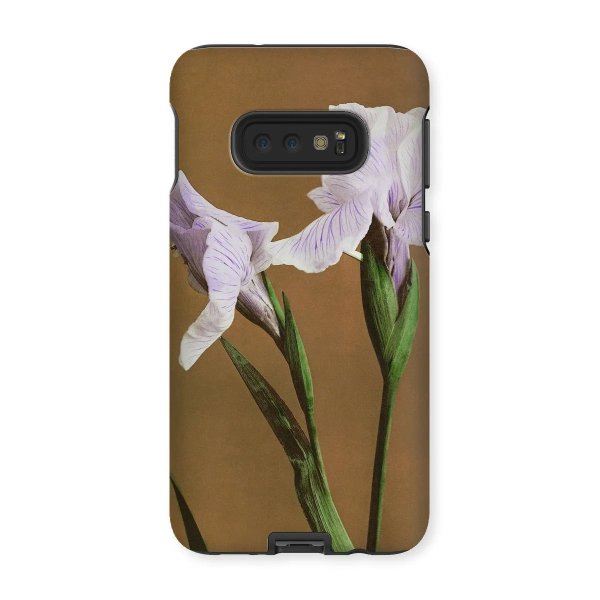 Purple Iris By Kazumasa Ogawa Art Phone Case - Samsung Galaxy S10e / Matte - Mobile Phone Cases - Aesthetic Art