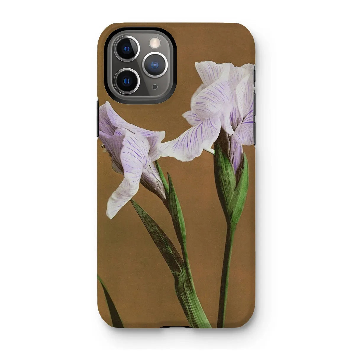 Purple Iris By Kazumasa Ogawa Art Phone Case - Iphone 11 Pro / Matte - Mobile Phone Cases - Aesthetic Art