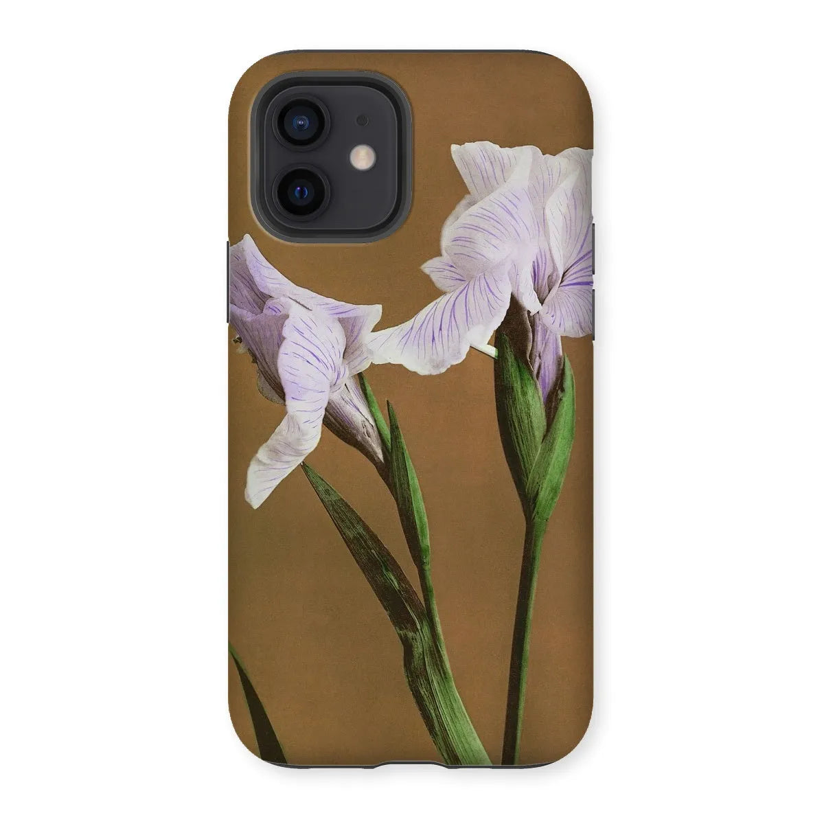 Purple Iris By Kazumasa Ogawa Art Phone Case - Iphone 12 / Matte - Mobile Phone Cases - Aesthetic Art