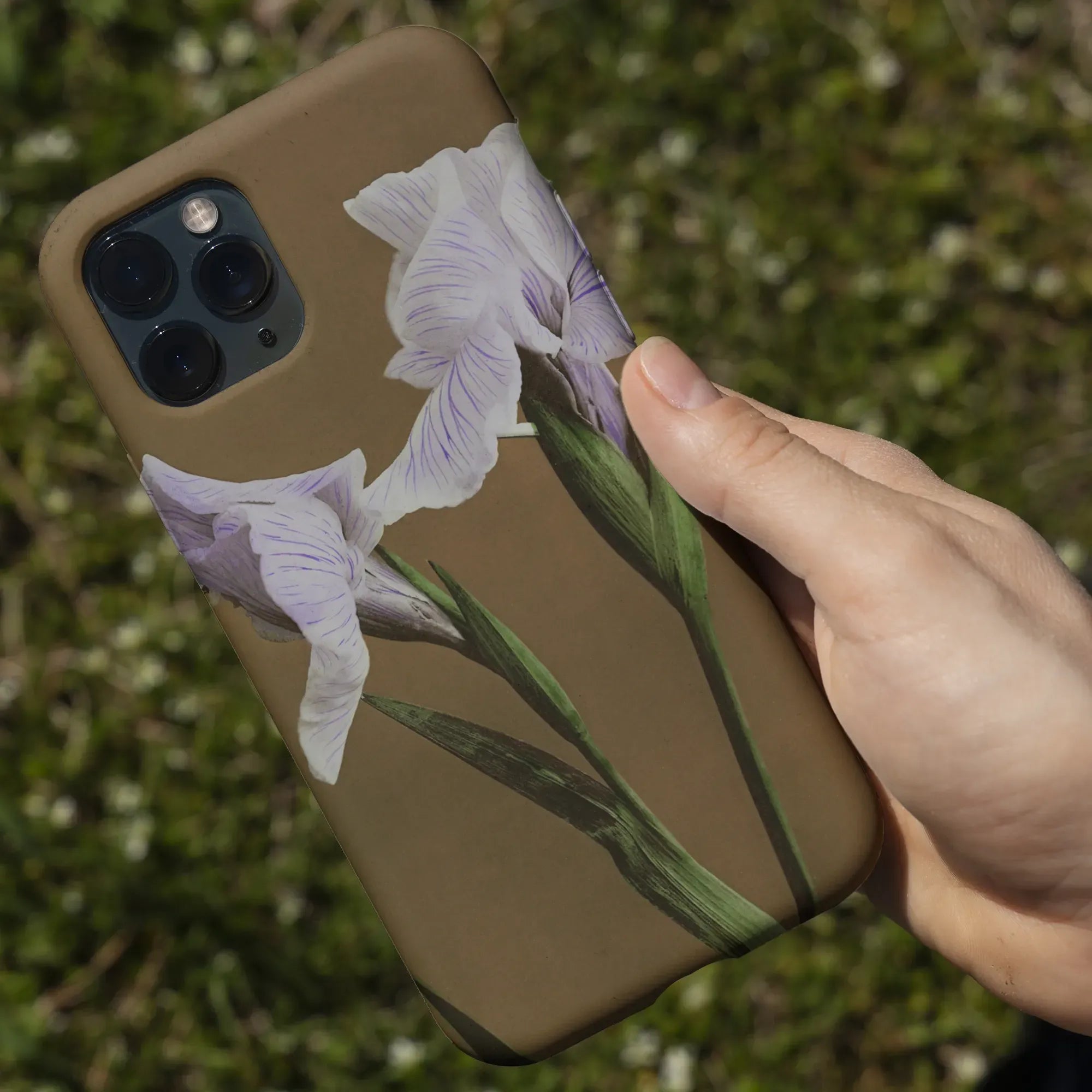 Purple Iris - Kazumasa Ogawa Floral Photo Art Phone Case - Mobile Phone Cases - Aesthetic Art