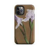 Purple Iris - Ogawa Kazumasa Floral Iphone Case, 11 Pro / Matte, Floral-patterned Phone Case