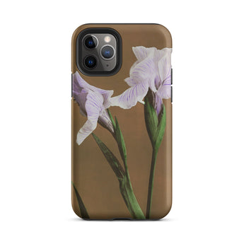 Purple Iris - Ogawa Kazumasa Floral Iphone Case, 11 Pro / Matte, Floral-patterned Phone Case