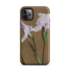 Purple Iris Ogawa Kazumasa Floral Iphone Case, 11 Pro Max / Matte, Floral Patterned Phone Case