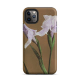 Purple Iris - Ogawa Kazumasa Floral Iphone Case, 11 Pro Max / Matte, Floral-patterned Phone Case