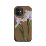 Purple Iris - Ogawa Kazumasa Floral Iphone Case, 12 / Matte, Floral-patterned Phone Case