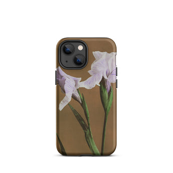 Purple Iris - Ogawa Kazumasa Floral Iphone Case, 13 Mini / Matte, Floral Iphone Case