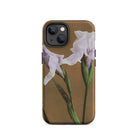 Purple Iris Ogawa Kazumasa Floral Iphone Case, 14 / Matte, Floral Patterned Phone Case