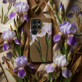 Purple Iris - Ogawa Kazumasa Floral Phone Case, Mobile Cases, Toby Leon