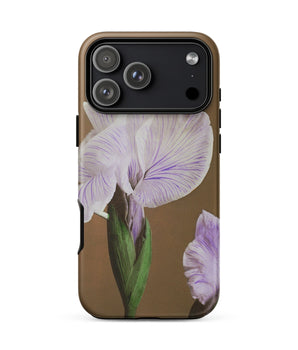Iphone 17 Pro Max / Matte Purple Iris - Ogawa Kazumasa Floral Phone Case, Ogawa’s Stand