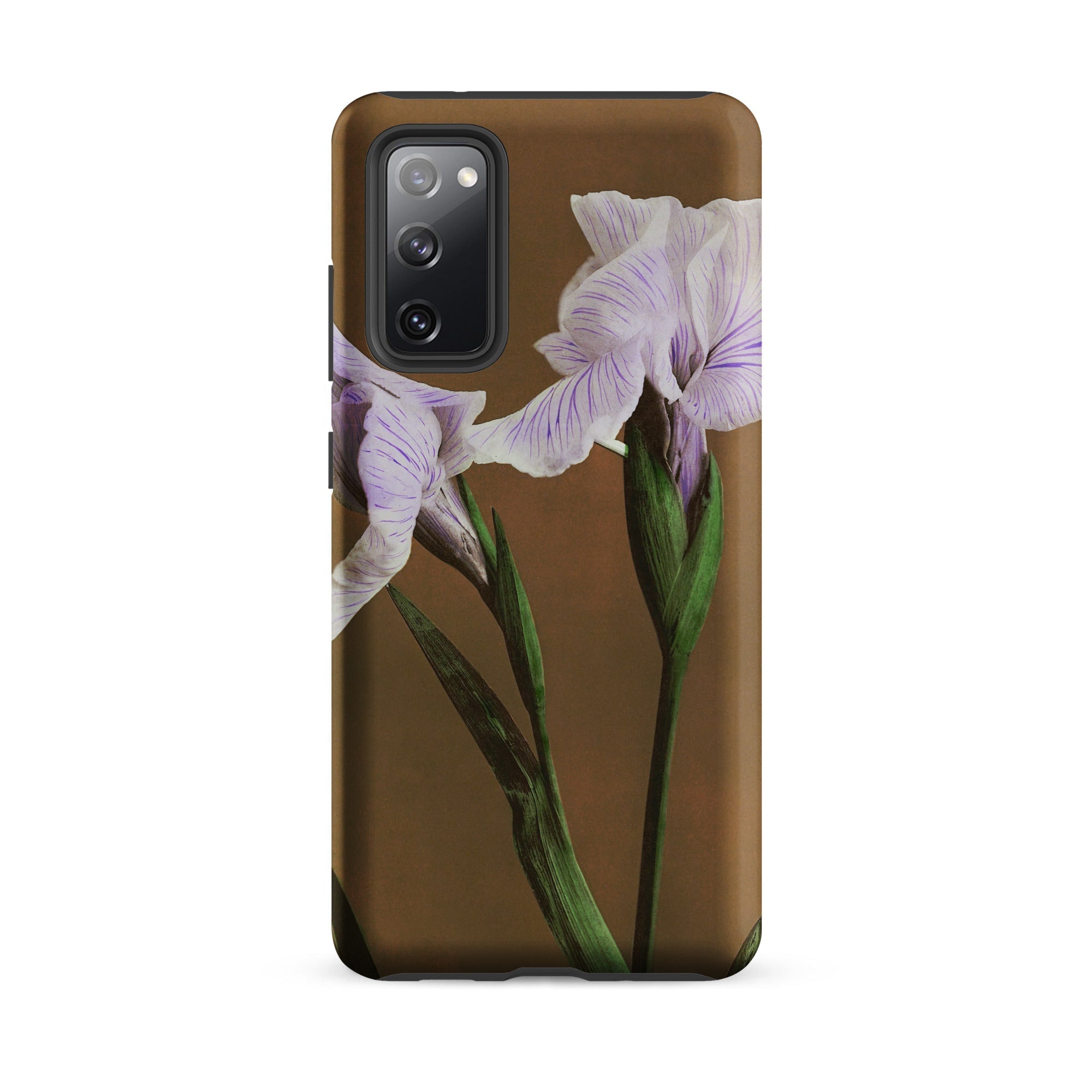 Purple Iris Ogawa Kazumasa Floral Samsung Case, Galaxy S20 Fe / Matte, Smartphone Case Floral Design