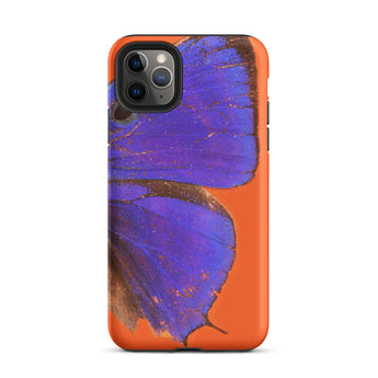 Purple Lycaenidae - Christopher Johnson Iphone Case, 11 Pro Max / Matte, Orange Phone Case Butterfly Design
