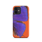 Purple Lycaenidae - Christopher Johnson Iphone Case, 12 / Matte, Orange Phone Case Butterfly Design