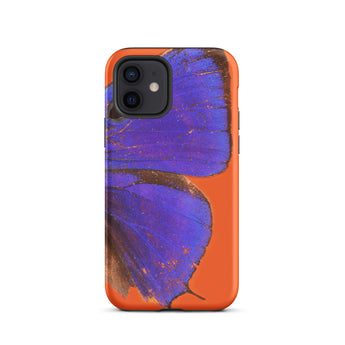 Purple Lycaenidae - Christopher Johnson Iphone Case, 12 / Matte, Orange Phone Case Butterfly Design