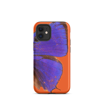 Purple Lycaenidae - Christopher Johnson Iphone Case, 12 Mini / Matte, Orange Phone Case Butterfly Design