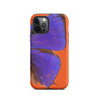 Purple Lycaenidae - Christopher Johnson Iphone Case, 12 Pro / Matte, Orange Phone Case Butterfly Design