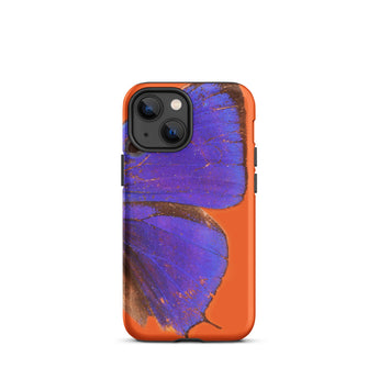 Purple Lycaenidae - Christopher Johnson Iphone Case, 13 Mini / Matte, Orange Phone Case Butterfly Design