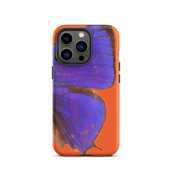 Purple Lycaenidae - Christopher Johnson Iphone Case, 13 Pro / Matte, Orange Phone Case Butterfly Design