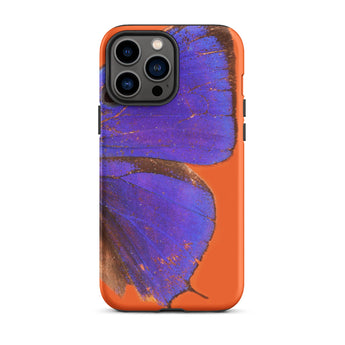Purple Lycaenidae - Christopher Johnson Iphone Case, 13 Pro Max / Matte, Orange Phone Case Butterfly Design