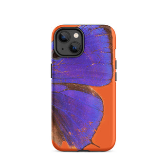 Purple Lycaenidae - Christopher Johnson Iphone Case, 14 / Matte, Orange Phone Case Butterfly Design