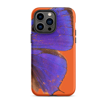 Purple Lycaenidae - Christopher Johnson Iphone Case, 14 Pro Max / Matte, Orange Phone Case Butterfly Design