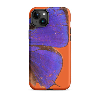 Purple Lycaenidae - Christopher Johnson Iphone Case, 15 Plus / Matte, Orange Phone Case Butterfly Design