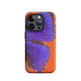 Purple Lycaenidae - Christopher Johnson Iphone Case, 15 Pro / Matte, Orange Phone Case Butterfly Design