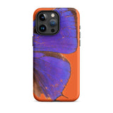 Purple Lycaenidae - Christopher Johnson Iphone Case, 15 Pro Max / Matte, Orange Phone Case Butterfly Design
