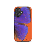 Purple Lycaenidae - Christopher Johnson Iphone Case, 16 / Matte, Orange Phone Case Butterfly Design