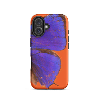 Purple Lycaenidae - Christopher Johnson Iphone Case, 16 / Matte, Orange Phone Case Butterfly Design