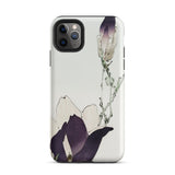 Purple Magnolia - Watanabe Seitei Bijutsu Sekai Art Iphone Case, 11 Pro Max / Matte, Floral-patterned Smartphone Case